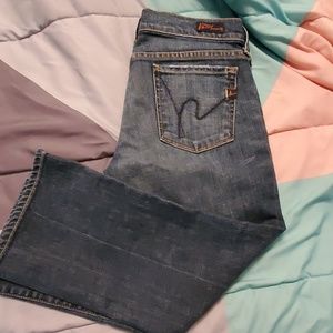 Citizens of humanity cropped jeans